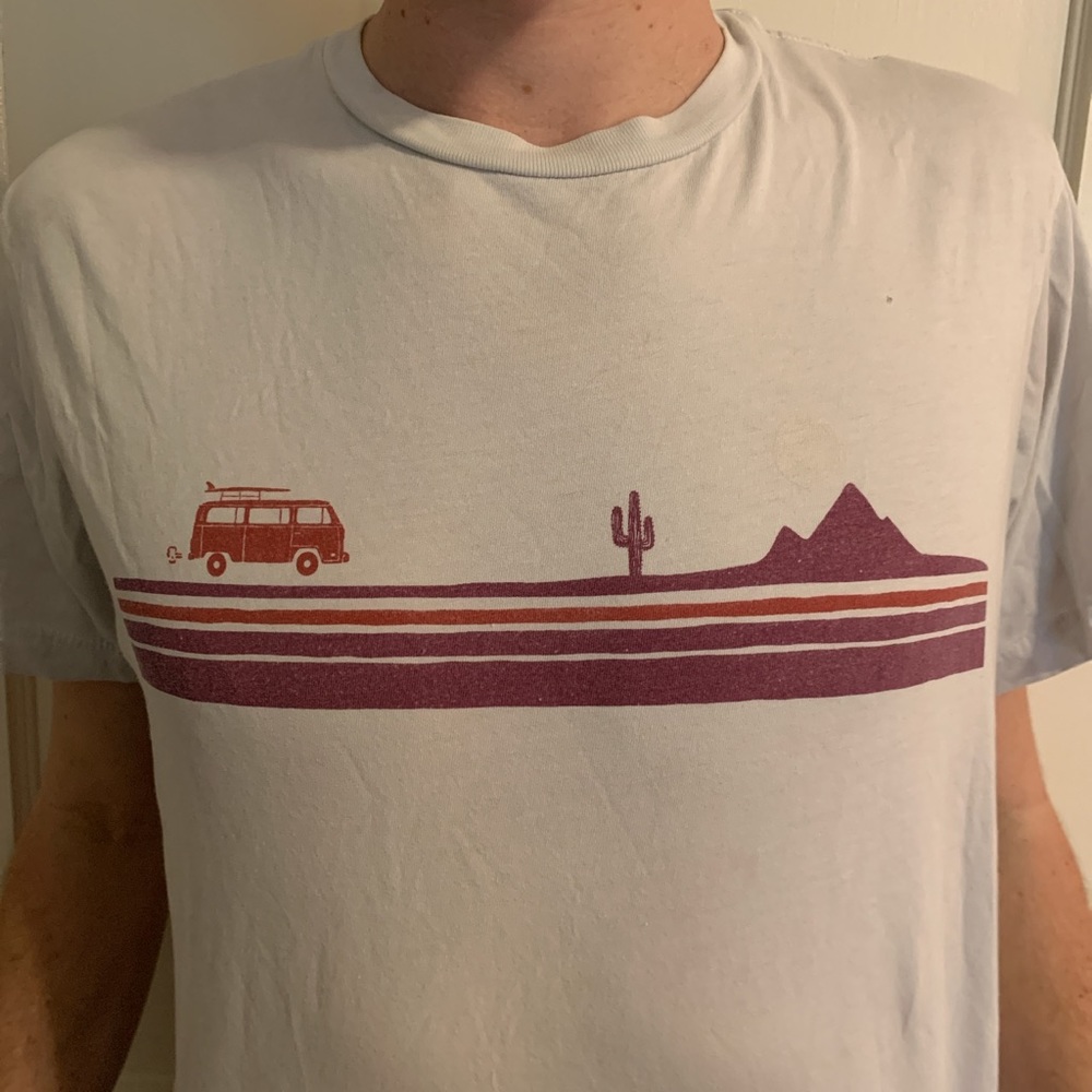 Light blue Urban Outfitters T-shirt.